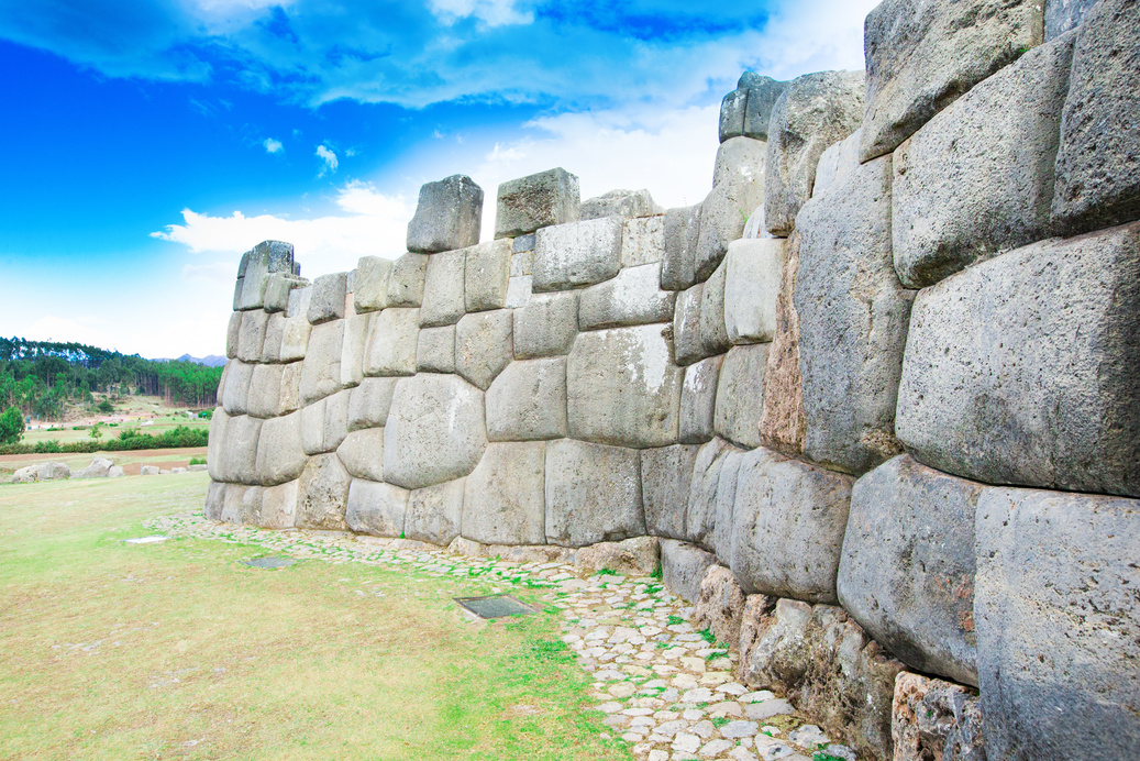 Sacsayhuaman : Inca archaeological site in Cusco, Peru